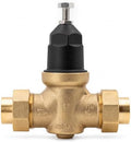 Upgraded 1" Brass Pressure Reducing Valve，Water Pressure Regulator for home with Double Union FNPT Connection - Stainless Steel Strainer Screen (Double Union Copper Sweat) by Unknown