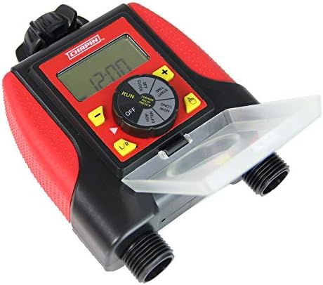 Chapin 41003 Dual Zone Water Timer with Water Resistant Construction, Numerous Options for Frequency of Watering/Duration of Watering Settings and up to 116 PSI, Red/Black - Image 2