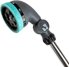 9-Pattern 36-inch Watering Wand 600004, 270° Pivot Head, Heavy-Duty Hose End Sprayer w/Lever Control for Fruit Trees, Yard Work, & Car Cleaning, Fits Outdoor Garden Hoses, by New England Garden Tools - Image 2
