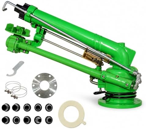 2" Farm Rain Gun with Adjustable Jet Breaker and Nozzle Set by Unknown