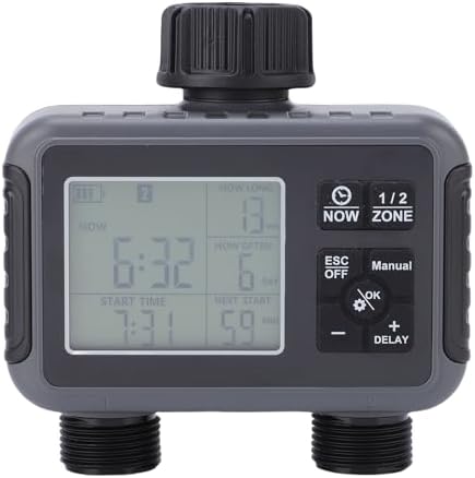 2 Zone Water Timer for Garden Hose, Programmable Sprinkler by Unknown