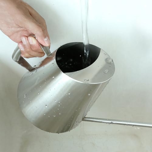 CALLARON Long Spout Watering Can Stainless Steel Metal Watering Pot 400ml for Indoor and Outdoor Plants Gardening Flower Supply - Image 5