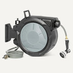 Amazon Basics Retractable Garden Hose Reel, 65 Foot, Wall Mounted, 10-Pattern Spray Nozzle, 180° Swivel Bracket - Image 5
