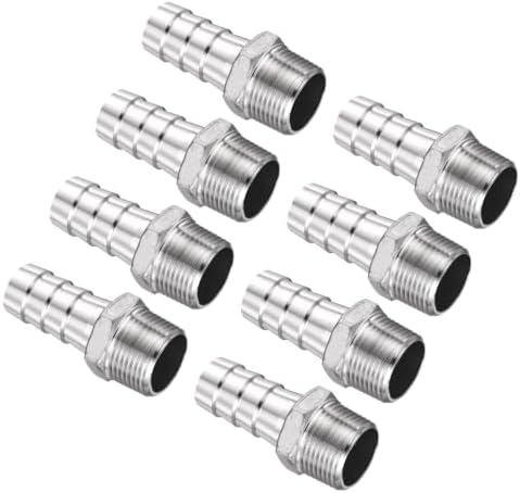 8Pcs Hose Barbs Fittings 3/4" Hose Barbs to 3/4" NPT Male Fittings by Kozelo