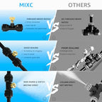 MIXC Misters for Outside Patio, 100FT (30M) Misting Line+27 Mist Nozzles+3/4" Brass Adapter, Outdoor Misting Cooling System for Patio Backyard Greenhouse Trampoline Horse Corral - Image 4