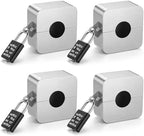 Frienda 4 Sets Outdoor Faucet Lock Hose Bib Spigot Lock,Square,Silver by Frienda