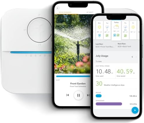 Rachio 3: Smart Sprinkler Controller, 16-Zone (Simple Auto Scheduling + Local Weather Intelligence. Save Water w/ Rain, Freeze & Wind Skip), Fast & Easy Install by Unknown