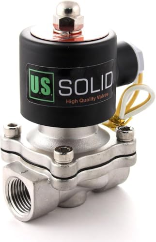 U.S. Solid 1/2" Stainless Steel Electric Solenoid Valve 110VAC Normally Closed Air Water(Pack of 20) - Image 7