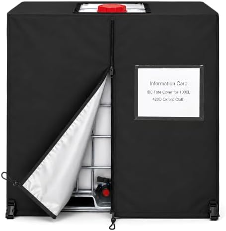 IBC Tote Cover 275 Gallon Waterproof 420D Water Tank Cover - Image 7