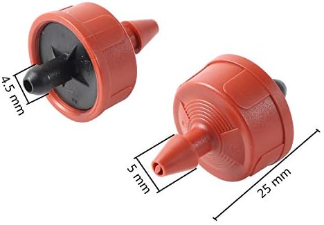 Irrigation Dripper Pressure Compensate Emitter Garden Drip Compensation Regulator Greenhouse Agriculture Steady Flow Watering Dripper 2L 4L 8L 50Pcs (Color : 4L/H) - Image 4
