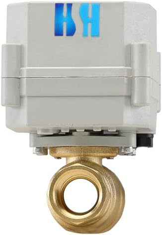 2 Way Brass 1/2" 12VDC 9-24VDC 0-5V NPT Proportional Integral Modulating Control Motorized Ball Valve - Image 7