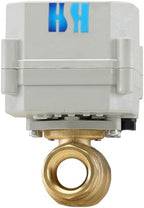 2 Way Brass 1/2" 12VDC 9-24VDC 0-5V NPT Proportional Integral Modulating Control Motorized Ball Valve - Image 7