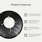 6 Pack Self-Watering Plant Pot Bases with 5 Gallon Grow Bags, Bottom Watering Plant Saucers with Wicking Irrigation System, Auto Watering Planter Kit for Indoor Outdoor Greenhouses Grow Tents Gardens - Image 3