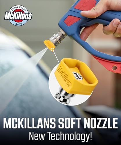 McKillans® 2026 Soft Pressure Washer Nozzle Tips - Fast Rinse - New Spray Angles 60° 50° 40° 25° 15° - Easy-Grip Design - 304 Stainless Steel - 1/4" Quick Connect - Power Washer Tips Set (2.5 Orifice) - Image 3