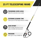 JANZ 25 FT Pressure Washer Telescoping Wand with Extension Wands - Image 2