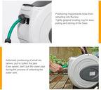 Retractable Garden Hose with 65.6ft Hose, Wall Mounted, Auto Rewind, Rotate Bracket, Any Length Lock, and Multi Pattern Nozzle for Watering - Image 6