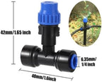 Garden Supplies Adjustable 1/4" Irrigation Misting Dripper 360degree Sprinkler Drip Watering Tool 4/7mm Hose Garden Yard Nozzle(1 PCS) - Image 2