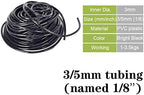 1pcs PVC Garden Water Hose, Black Color 10-30M 3/5mm 4/7mm 8/11mm New Irrigation Watering Tubing 1/8'' 1/4'' 3/8'' Hose (Color : 35MM, Size : 25M) - Image 3