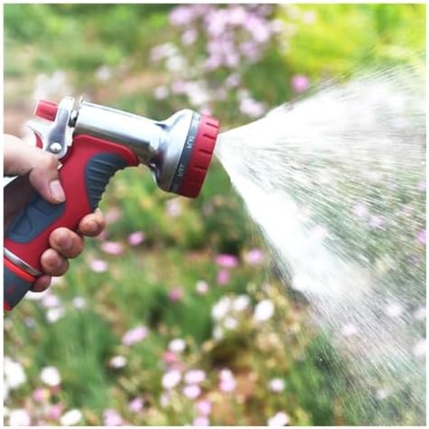 Garden Hose Nozzle with 9 Modes, Adjustable Pressure - Image 5