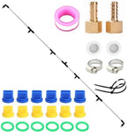 7.5" ATV Sprayer Boom Kit, 6 Nozzles 3 Spray Modes, Stainless Steel Rod for ATV UTV Tractor Lawn Farm Sprayer by Aimela