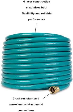 Gilmour Medium Duty 5/8" x 150' Garden Hose, Flexible and Kink Resistant Outdoor Hose, Blue - Image 5