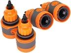 2PCS Garden Hose Quick Connectors Orange Rubber Plastic Coupling Adaptor Irrigation Car Washing Joints 1/4'' 3/8'' 1/2'' 3/4''(Jx2pcs) - Image 6
