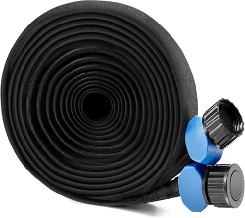 Garden Flat Soaker Hose 50 Ft for Garden Beds, Water Hose Linkable Irrigation System Lightweight and Easy Gardening Yard Work Watering Plants and Flowers by Rolarhola