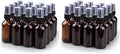 Wedama Spray Bottle, 2 oz Fine Mist Glass Spray Bottles, Little Refillable Liquid Containers for Watering Flowers Cleaning (32 Pack, Amber) by Wedama