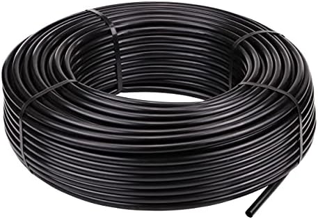 Raindrip 061050 5/8-Inch Drip Irrigation Supply Tubing, 500-Foot, Irrigation Drippers, Drip Emitters, Drip Irrigation Parts, and Drip Systems, made with Polyethylene, Black by Raindrip