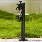 Stainless Steel Outdoor Garden Water Column Hose Stand with Faucet - Decorative Water Fountain Dispenser for Efficient Irrigation and Washing Solutions by Unknown