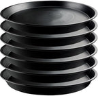 6 Pack 15 Inch Black Plant Saucers, Heavy Duty PP Trays for Big Pots by GARRDEEN