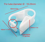 50PC 18-25mm/0.708-1in Big Plastic Clamps 10-Grade Flow Control Shut Off Tubing Hose Clips Adjustable Pinch Valve Laboratory Clamps for Industry Garden - Image 2