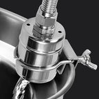 304 Stainless Steel Float Valve, 1/2" 3/4" 1" Auto Shut Off Mini Float Valve+Fixing Clamp, Stainless Steel Fully Automatic Water Level Control Float Valve, With Narrow Edge Clamp (Size : 1 inch) - Image 5