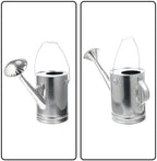 Kichvoe Galvanized Iron Watering Can 5l with Long Spout Thickened Vintage Metal Pot for Indoor and Outdoor Plant Watering Garden Flower Bonsai - Image 7