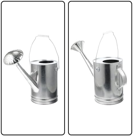 SEWACC Thickened Vintage Galvanized Steel Watering Can 5l Long Spout Watering Kettle for Indoor Outdoor Plants Gardening Tool - Image 6
