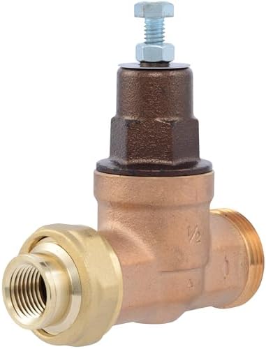 Cash Acme EB45 Pressure Regulating Valve, Single Union, 1/2 Inch NPT Female x NPT Female, Metal Top, 60 PSI, PVA08M-SUTH-60 by CashAcme