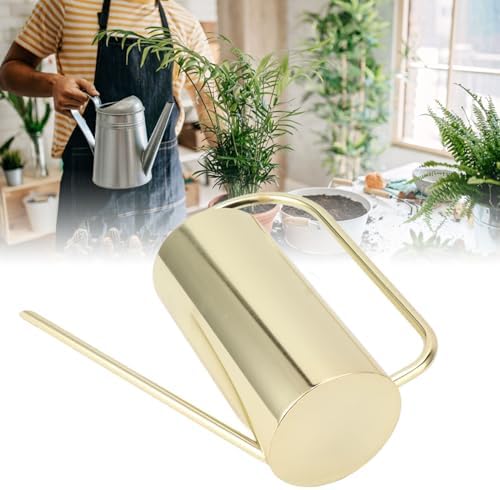 Watering Can Indoor Plants, 1500ml Large Capacity Stainless Steel Pot with Long Spout Watering Can for Indoor Bonsai Plants for Gardening ﻿ (Gold) - Image 7