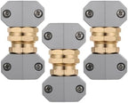 Garden Hose Repair Kit Easy to Use 3 Sets with Aluminium Alloy Connectors and Weatherproof Hose Service Connector for Outdoor Watering and Garden Supply by Unknown
