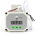 U.S. Solid 1/2 in Motorized Ball Valve with Programmable Auto On-Off Cycle Timer, 2-Way 304 Stainless Steel Electric Actuator, 00:00:00-99:59:59 Timing, IP67, AC/DC 9-24 V, NPT, for Water and Air - Image 6