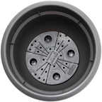 Bloem Ariana 16" Plastic Self-Watering Planter, Charcoal, 2-Pack - Image 6