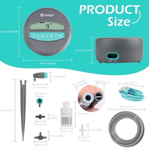 Zeego Automatic Drip Irrigation Kit with Digital Programmable Water Timer - Image 3