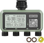 4 Zone Sprinkler Timer, Programmable Water Timer for Garden Hose by XinFutureSprinklerTimer