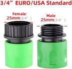 Expandable Garden Hose Repair Kit 10PCS Hose Quick Connector Nipple 3/4 Inch Male Threaded Pipe Adapter for Garden Tubing Drip Irrigation Watering System(D-USA) - Image 4