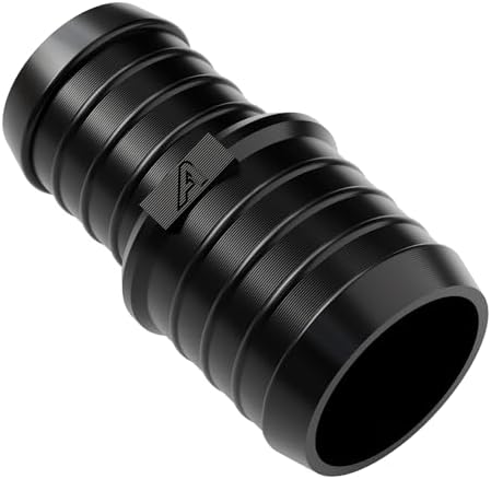 PVC Barbed Straight Pipe Reducer - Corrugated Hose Reducing Joiner & Coupling Adapter Fitting(Blue,28mm to 22mm (1 1/8" to 7/8")) - Image 4