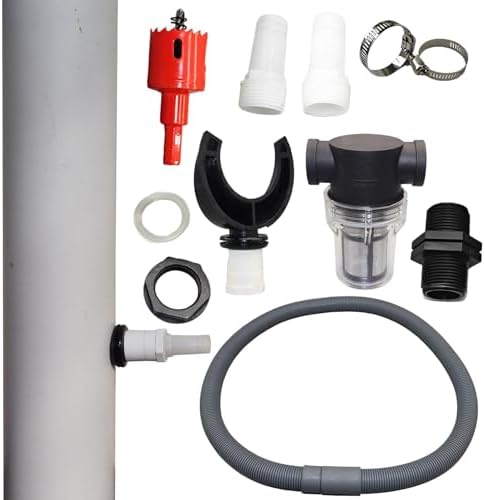 Rain Barrel Kit - Complete Rainwater System, Water Barrel Kit | Rainwater Collection Downpipe, Easy Install Rain Barrel, Eco-Friendly Water Storage Solution, Rain Catcher for Home - Image 7