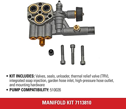 Simpson Manifold Replacement Kit for OEM Technologies Pressure Washer Pump - Image 4