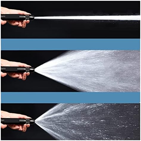hose spray gun,Universal Car Washing Kit High Pressure Washer Garden Hose Nozzle Spray for Water Foam Pot Car Washing Sprinkler Cleaning Tool(Water gun), Black - Image 3