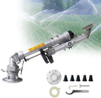 Professional Farm Irrigation System 360° Slow Rotation Sprayer Adjustable Nozzle Zinc Alloy Construction for Efficient Crop Watering Anti Clogging,50 by URJWAN