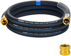 5/8 IN. × 10FT. Heavy Duty Hybrid Garden Hose, High Flow 5/8" I.D. No Memory Durable Lightweight Water Hose Leader Hose for Watering, Irrigation, Water Transfer Pump by Flaronro