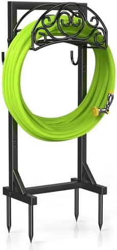 Garden Hose Holder Stand Heavy Duty Freestanding 150 FT by Patiobay